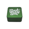 Best Buds Flat Square Aluminium Grinder Grass