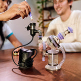 Puffco Peak Pro Link in use with hot knife