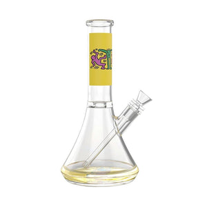 Yellow Keith Haring Glass Water Pipe Ireland