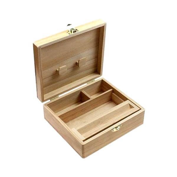 Wooden rolling box