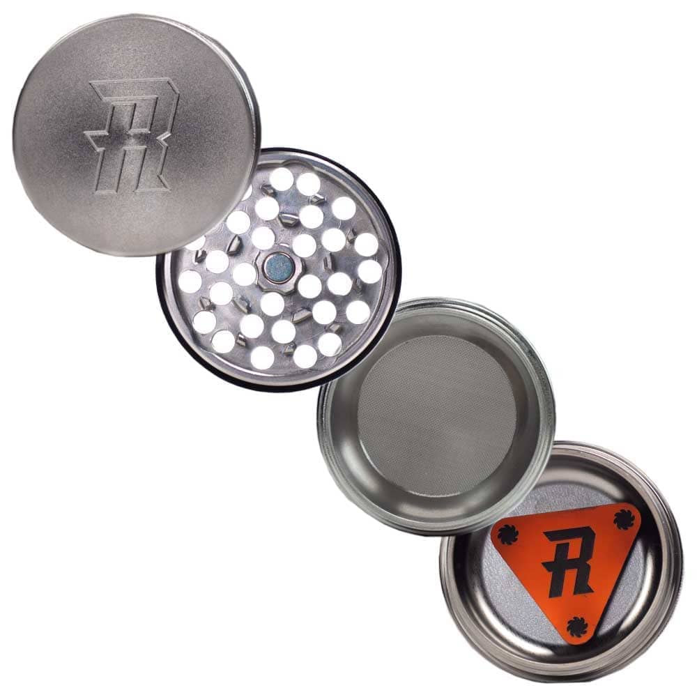 Herb Ripper Standard Stainless Steel Grinder (4-Piece)