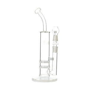 Bent Neck Double Honeycomb Dab Rig